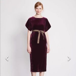 Boden Robyn Velvet Dress